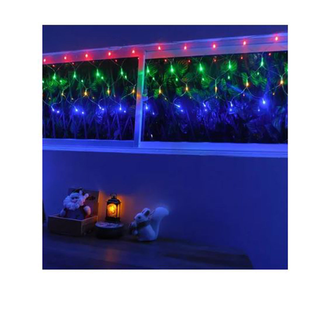 Luces De Navidad Malla Led 3m X 45 Cm